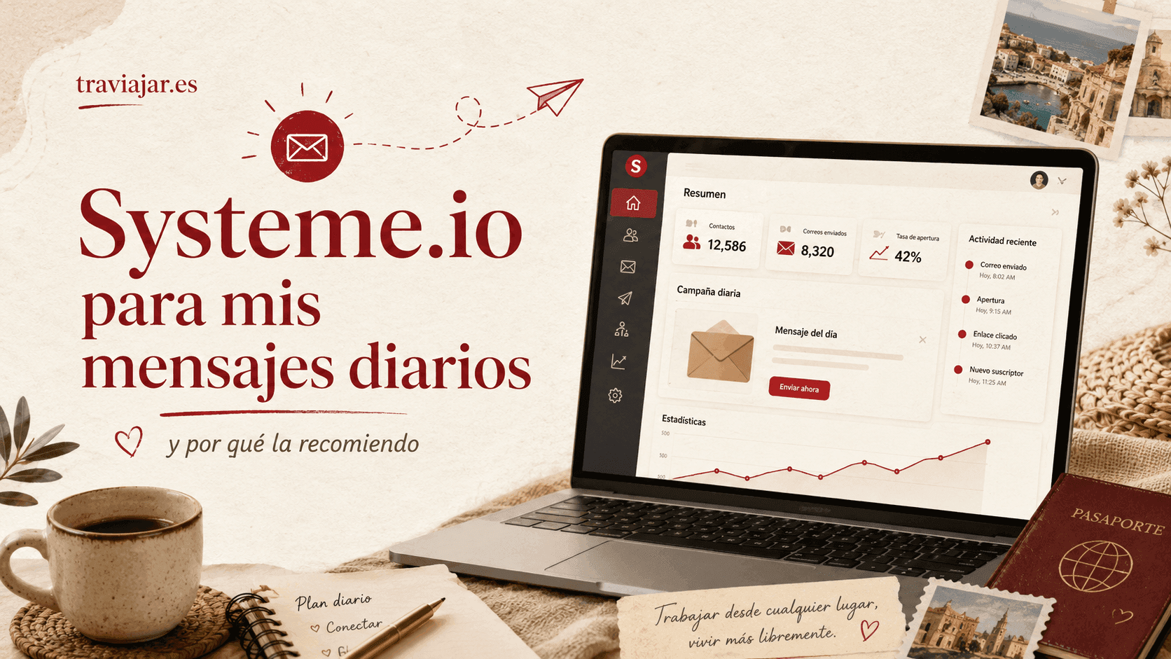 Systemeio para mensajes diarios